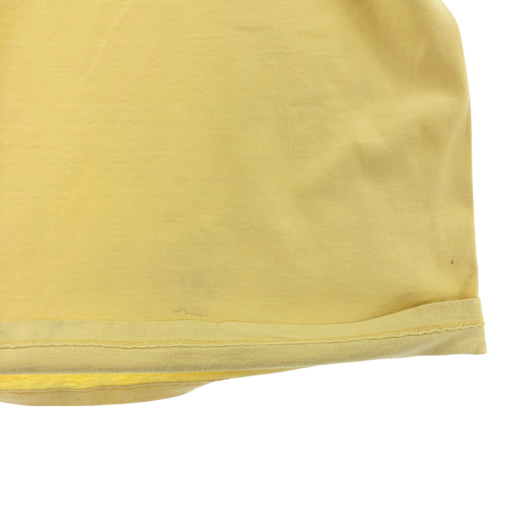 00'S Harley-Davidson Motorcycle Bike T-shirt Made in USA Men's XL cotton yellow type Vintage Second Hand