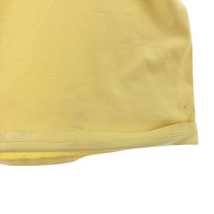 00'S Harley-Davidson Motorcycle Bike T-shirt Made in USA Men's XL cotton yellow type Vintage Second Hand