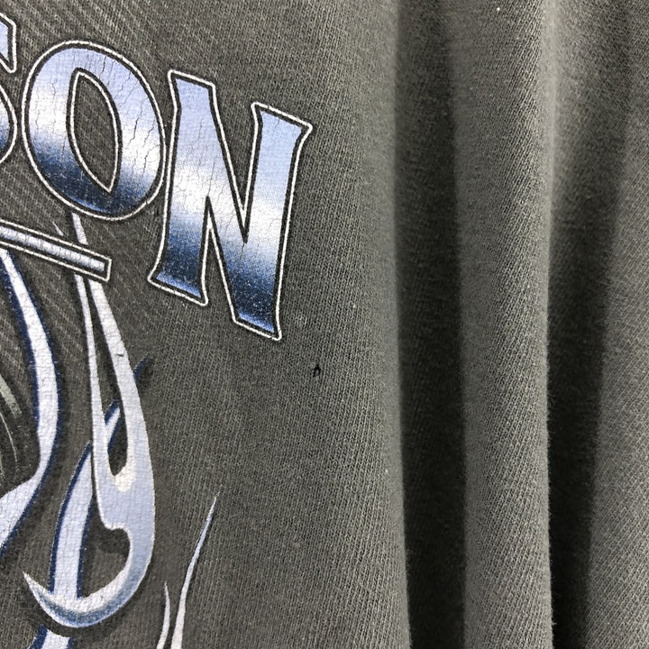 Harley-Davidson Pin-up Girl Motorcycle Bike T-shirt, Men's XXL cotton gray type Vintage Second Hand