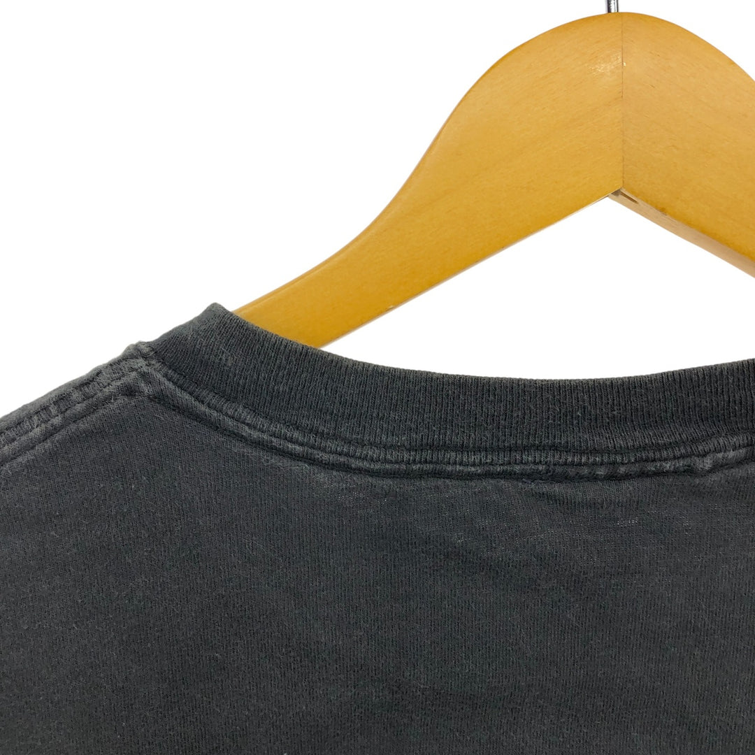 Big size 00'S Harley-Davidson motorcycle bike T-shirt made in USA, men's XXXL equivalent cotton black type Vintage Second Hand