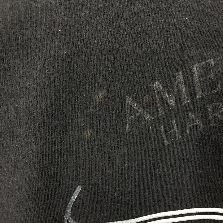 Big size 00'S Harley-Davidson motorcycle bike T-shirt made in USA, men's XXXL equivalent cotton black type Vintage Second Hand