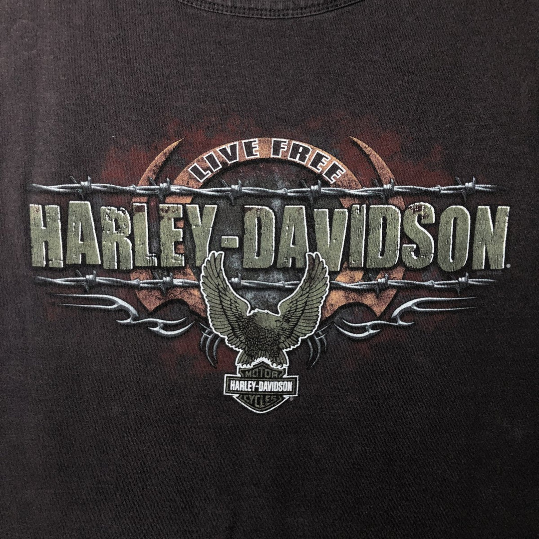 00'S Harley-Davidson Tank Top Men's M unknown brown type Vintage Second Hand