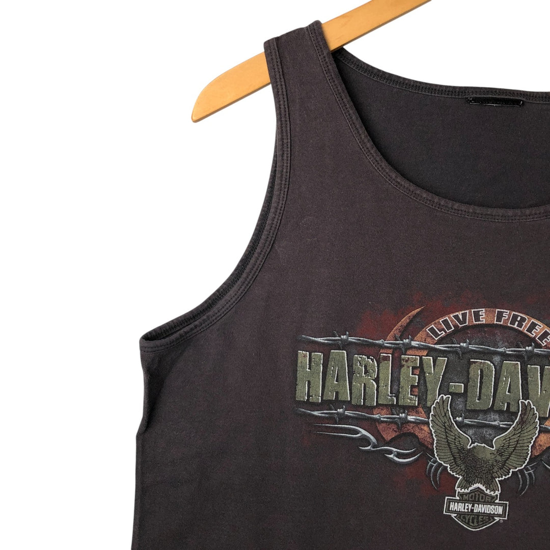 00'S Harley-Davidson Tank Top Men's M unknown brown type Vintage Second Hand