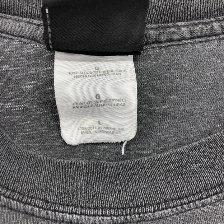 00'S Harley-Davidson Motorcycle Bike T-shirt Men's L size cotton black type Vintage Second Hand