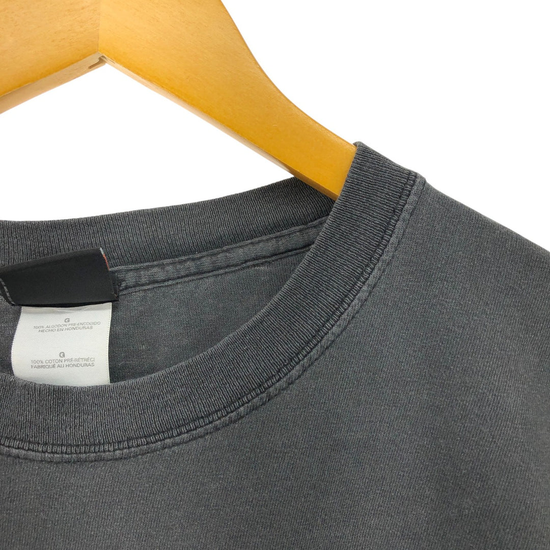 00'S Harley-Davidson Motorcycle Bike T-shirt Men's L size cotton black type Vintage Second Hand