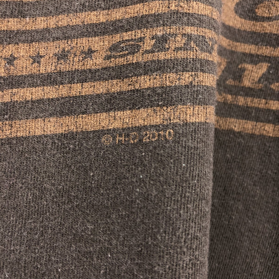 Harley-Davidson Motorcycle Bike T-shirt, Men's XL size cotton brown type Vintage Second Hand