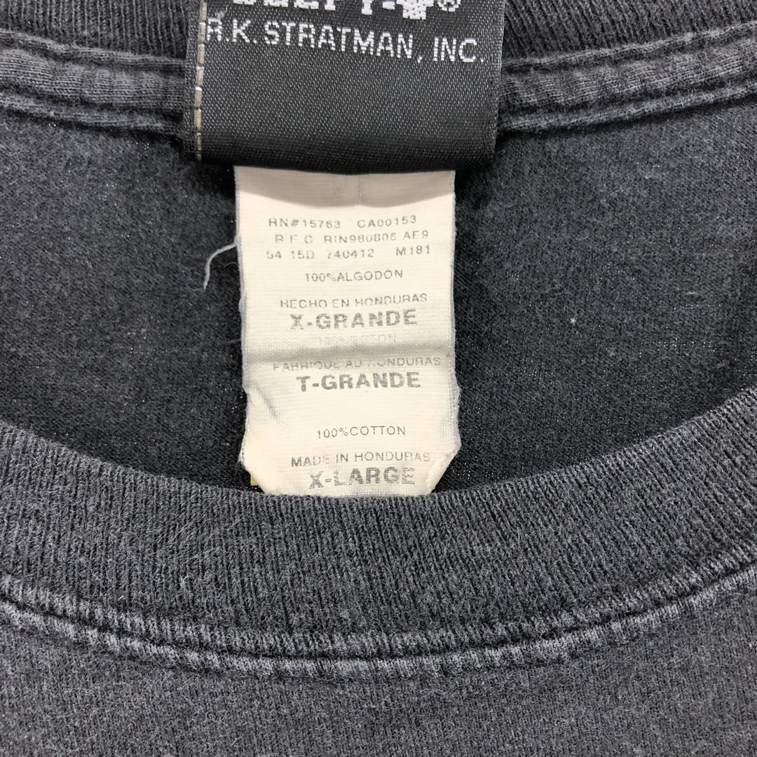 Harley-Davidson Motorcycle Bike T-shirt, Men's XL size cotton black type Vintage Second Hand