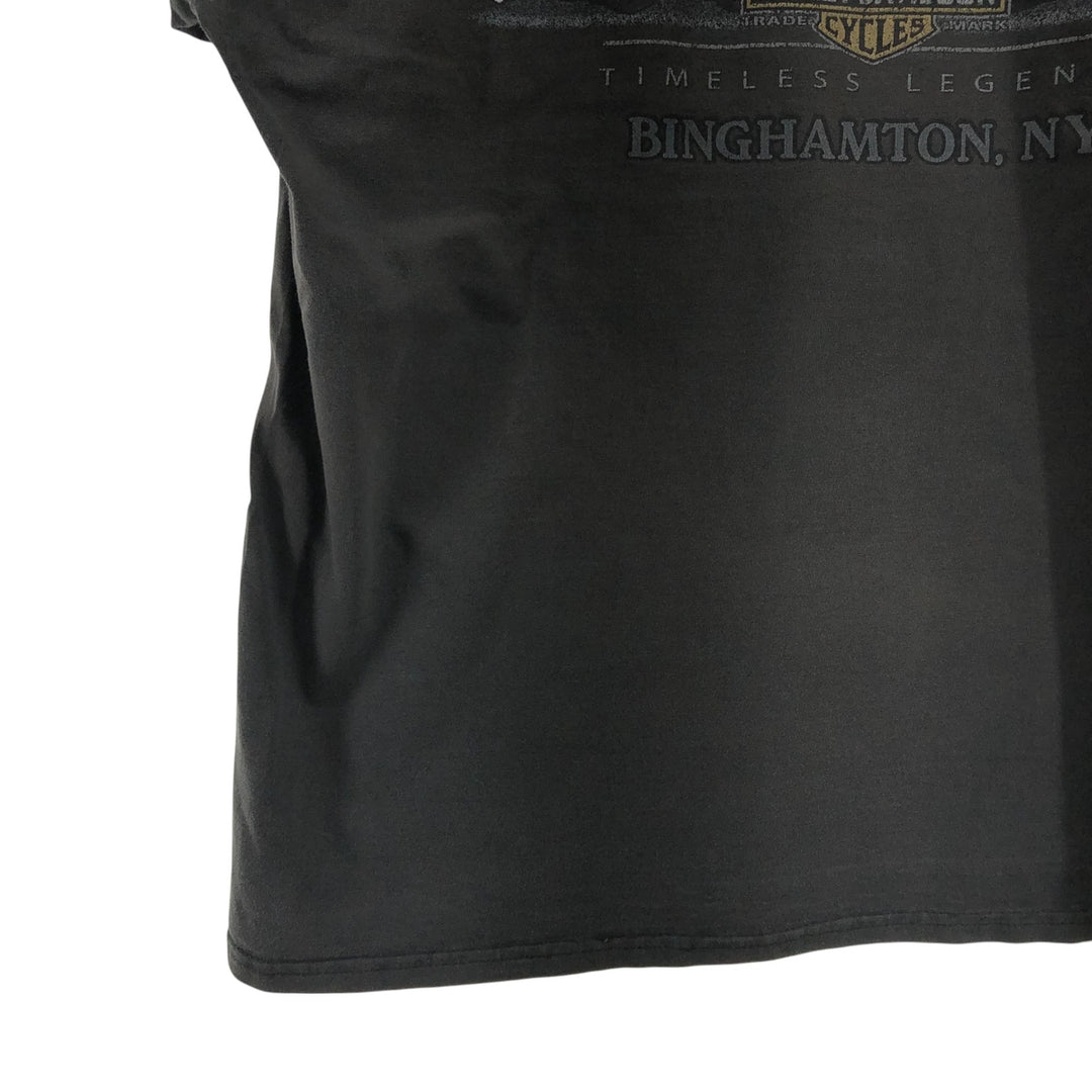 Harley-Davidson Motorcycle Bike T-shirt, Men's Size L cotton black type Vintage Second Hand