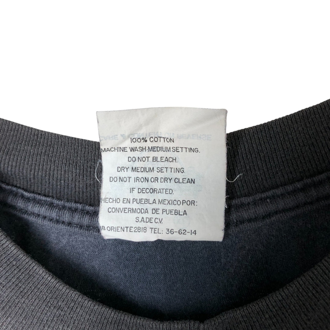 HARD ROCK CAFE Hard Rock Cafe Advertising T-shirt Men's XL size cotton black type Vintage Second Hand