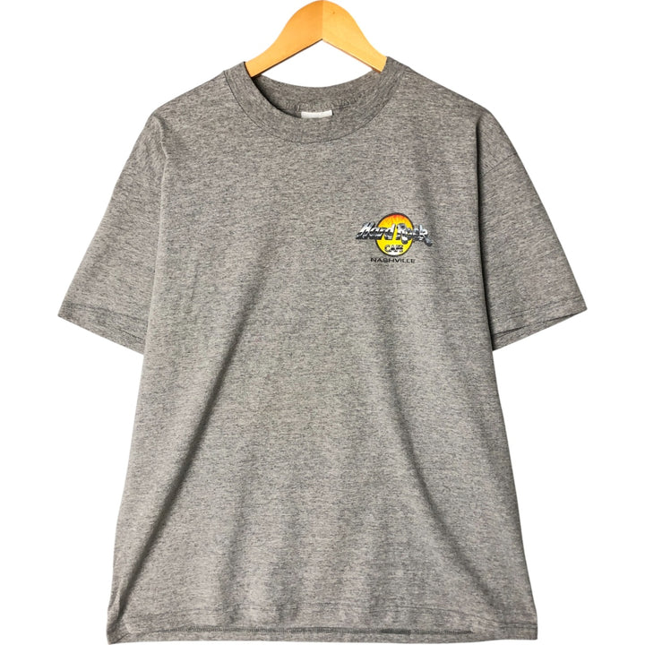 HARD ROCK CAFE Hard Rock Cafe Advertising T-shirt Men's L size cotton gray type Vintage Second Hand