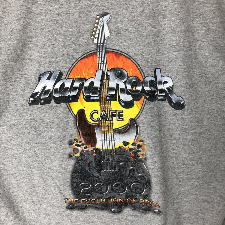 HARD ROCK CAFE Hard Rock Cafe Advertising T-shirt Men's L size cotton gray type Vintage Second Hand