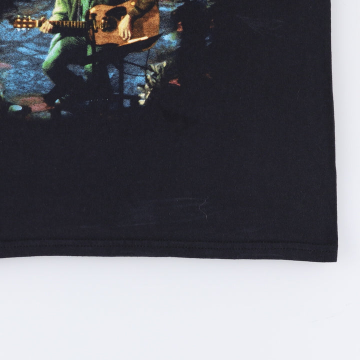 NIRVANA Nirvana Band T-shirt, Band T, Men's S size cotton black type Vintage Second Hand