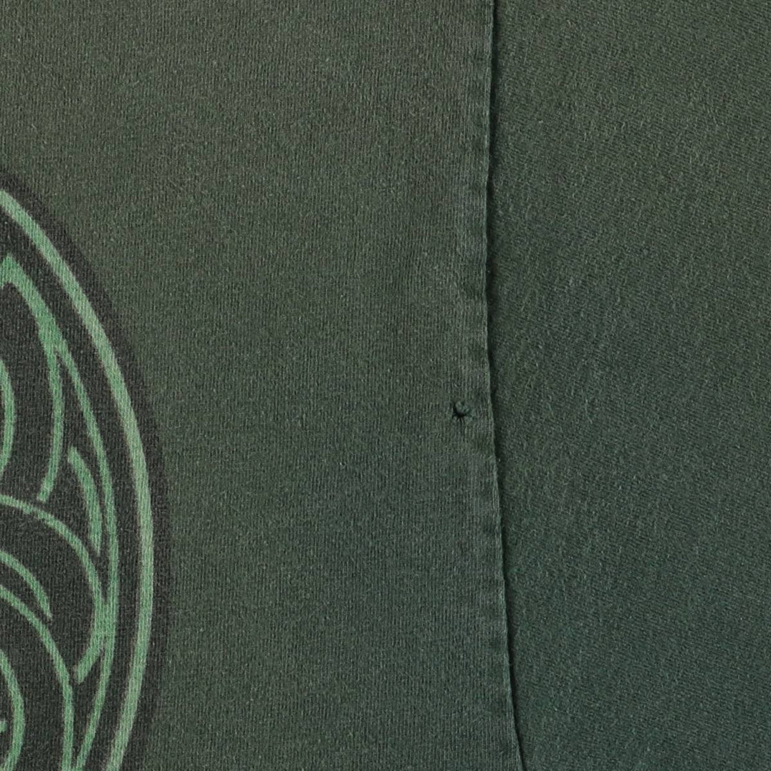 GUINNESS Guinness Beer Advertising T-shirt, Men's L size cotton green type Vintage Second Hand