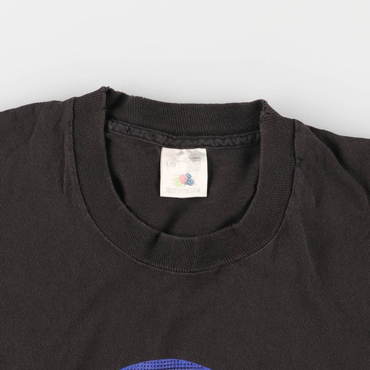 90'S Fruit of the Loom Hard Rock Cafe Advertising T-Shirt Made in Canada Men's L Vintage cotton black type Vintage Second Hand