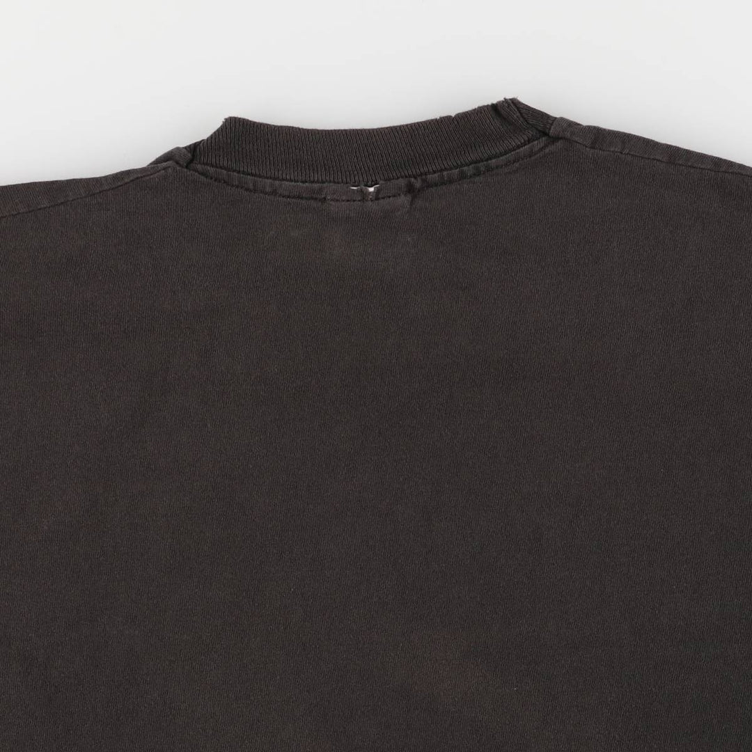 90'S Fruit of the Loom Hard Rock Cafe Advertising T-Shirt Made in Canada Men's L Vintage cotton black type Vintage Second Hand