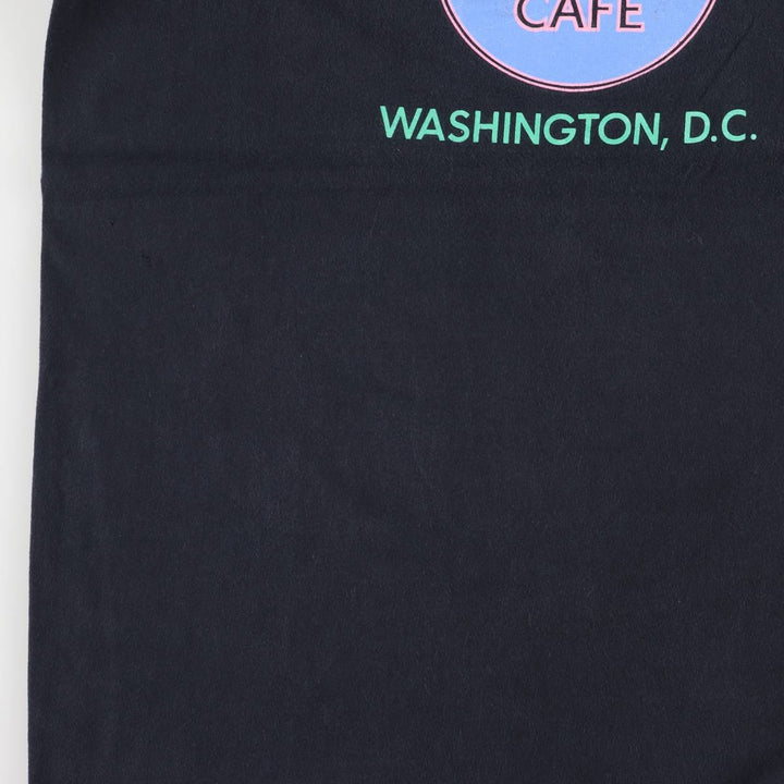 90'S HARD ROCK CAFE Hard Rock Cafe Advertising T-shirt Made in USA Men's XL Vintage cotton black type Vintage Second Hand