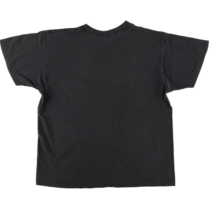 90'S PLANET HOLLYWOOD Advertising T-shirt, Made in USA, Men's L size, Vintage cotton black type Vintage Second Hand
