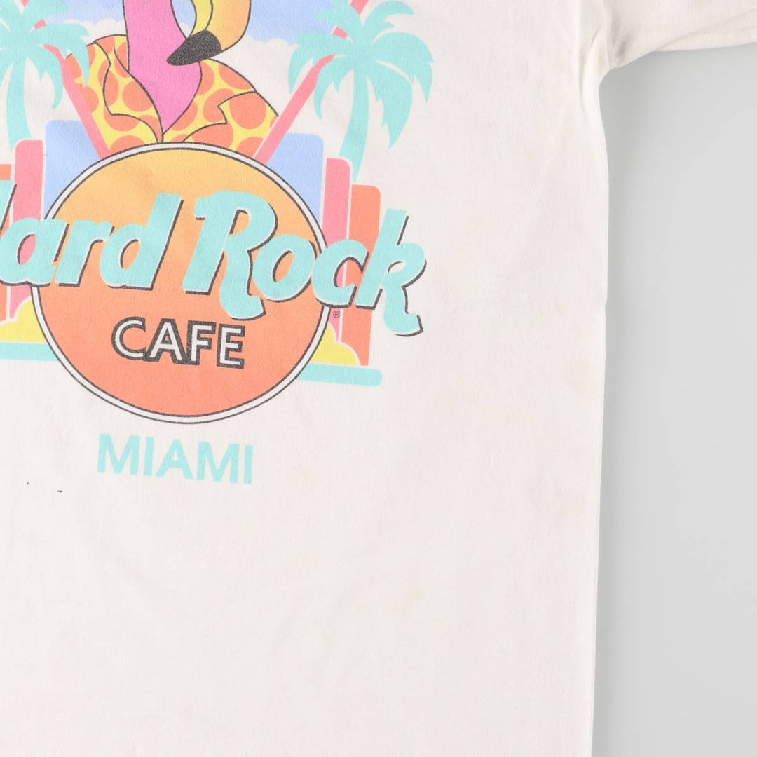 90'S HARD ROCK CAFE Hard Rock Cafe Advertising T-shirt Made in USA Men's M Vintage cotton white type Vintage Second Hand