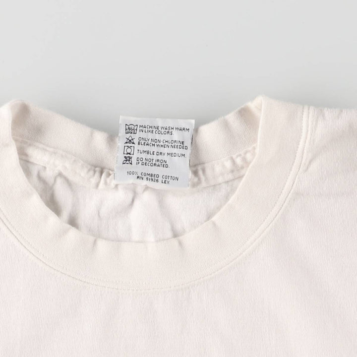 90'S HARD ROCK CAFE Hard Rock Cafe Advertising T-shirt Made in USA Men's L Vintage cotton white type Vintage Second Hand