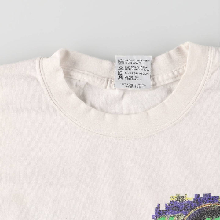 90'S HARD ROCK CAFE Hard Rock Cafe Advertising T-shirt Made in USA Men's L Vintage cotton white type Vintage Second Hand