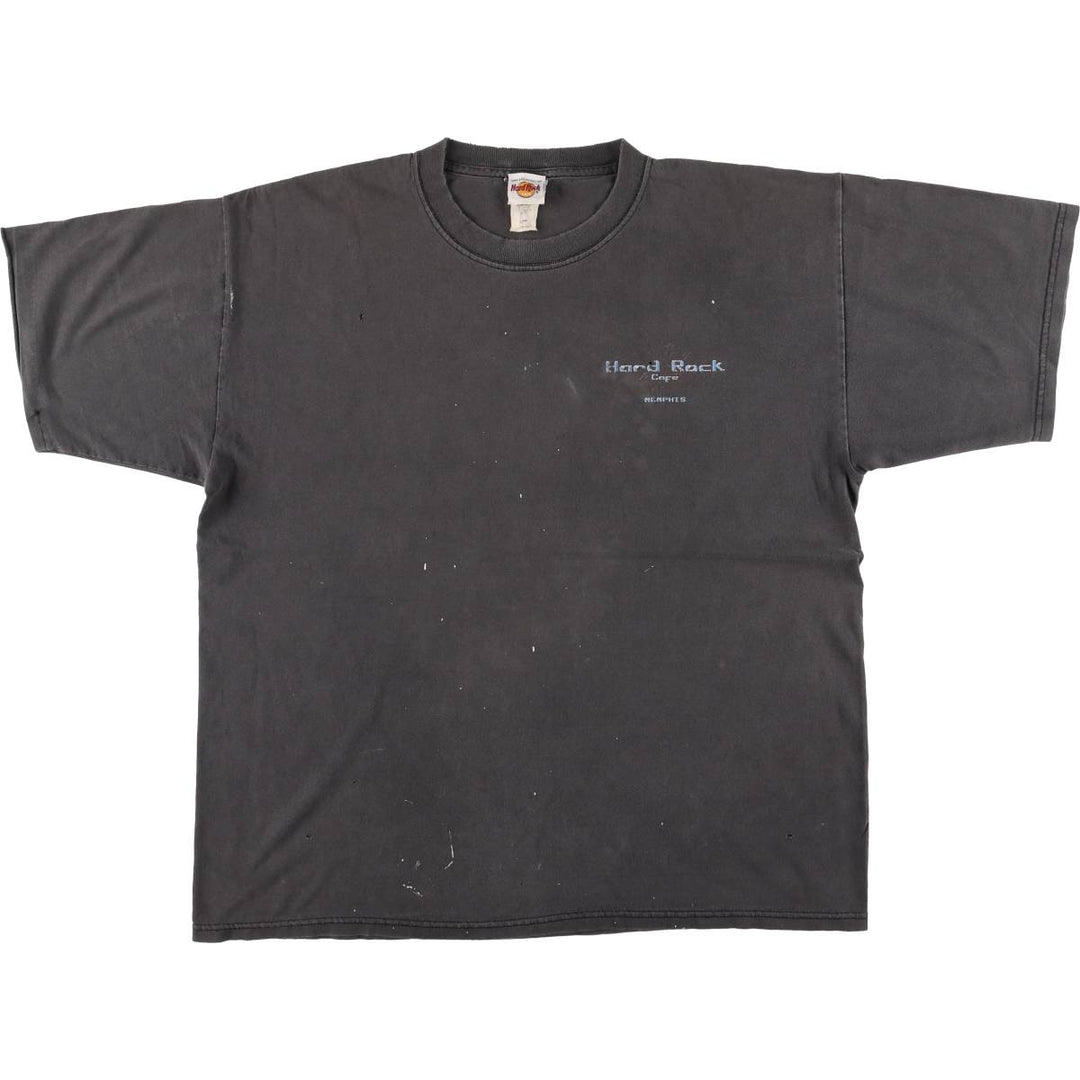 90'S HARD ROCK CAFE Hard Rock Cafe Advertising T-shirt Men's XL Vintage unclear black type Vintage Second Hand
