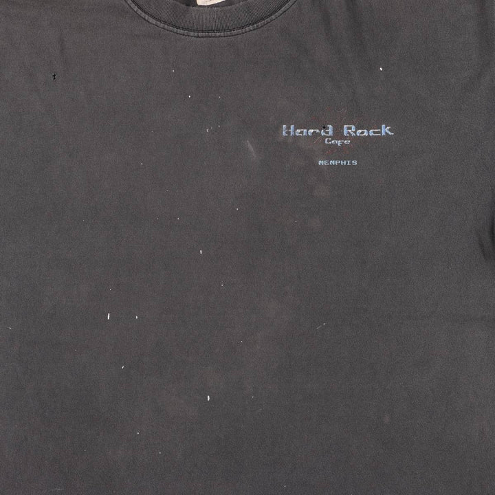 90'S HARD ROCK CAFE Hard Rock Cafe Advertising T-shirt Men's XL Vintage unclear black type Vintage Second Hand