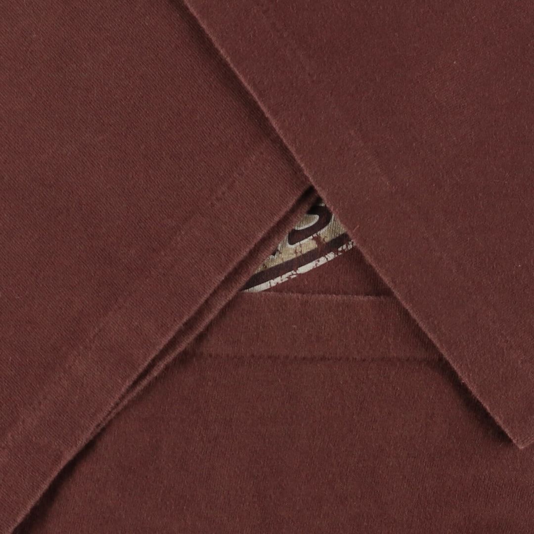 00'S Harley-Davidson Motorcycle Bike T-shirt Made in USA Men's XL cotton red type reddish brown Vintage Second Hand