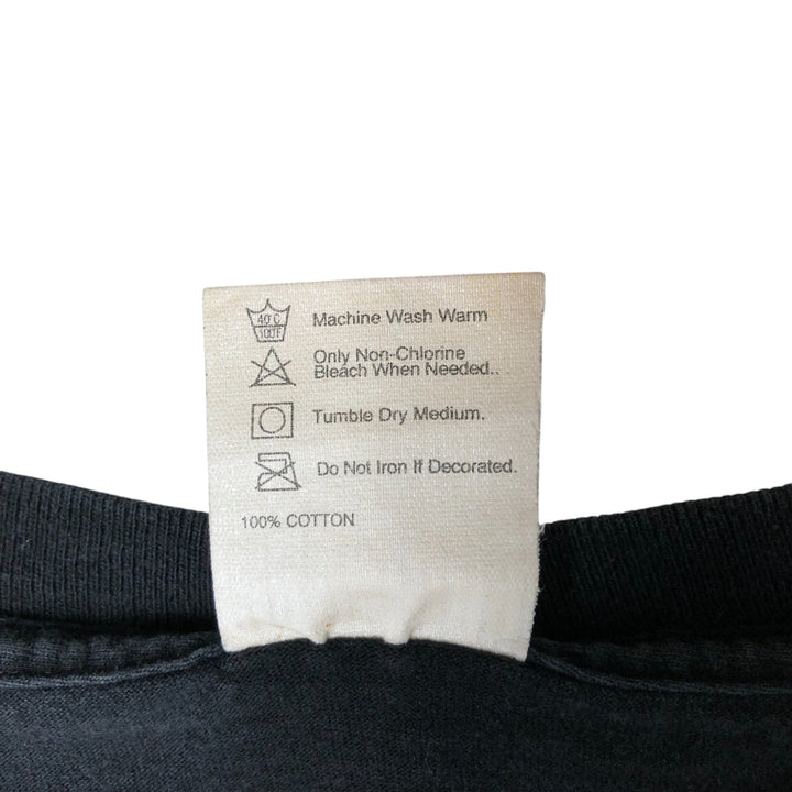 90'S PLANET HOLLYWOOD Advertising T-shirt Made in USA Men's XL Vintage cotton black type Vintage Second Hand