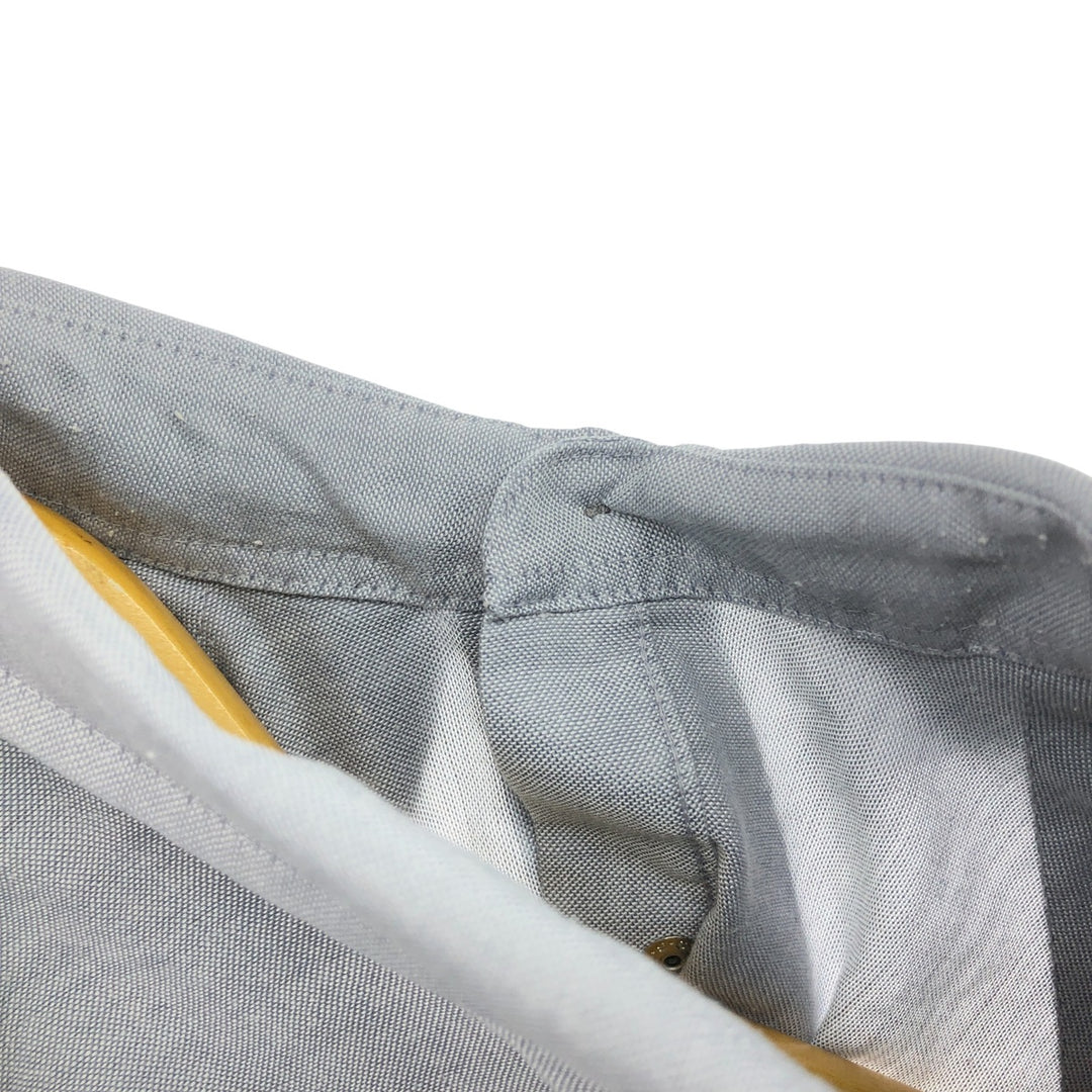 90'S Levi's short sleeve western shirt, men's XL size, vintage polyester Blue type light blue Vintage Second Hand