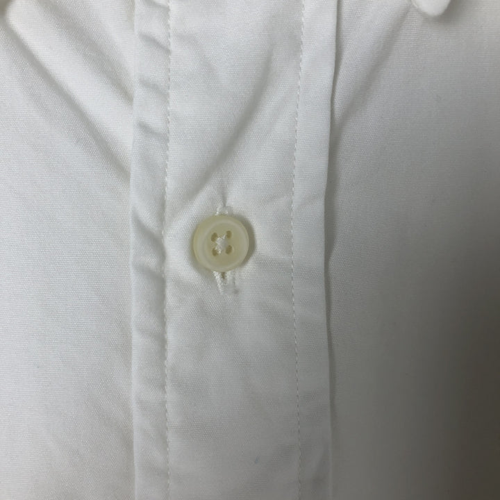 Ralph Lauren Classic Fit short sleeve button down shirt, men's size M cotton white type Vintage Second Hand