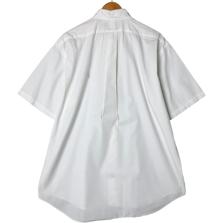 Ralph Lauren BLAKE short sleeve button down shirt, men's size L cotton white type Vintage Second Hand