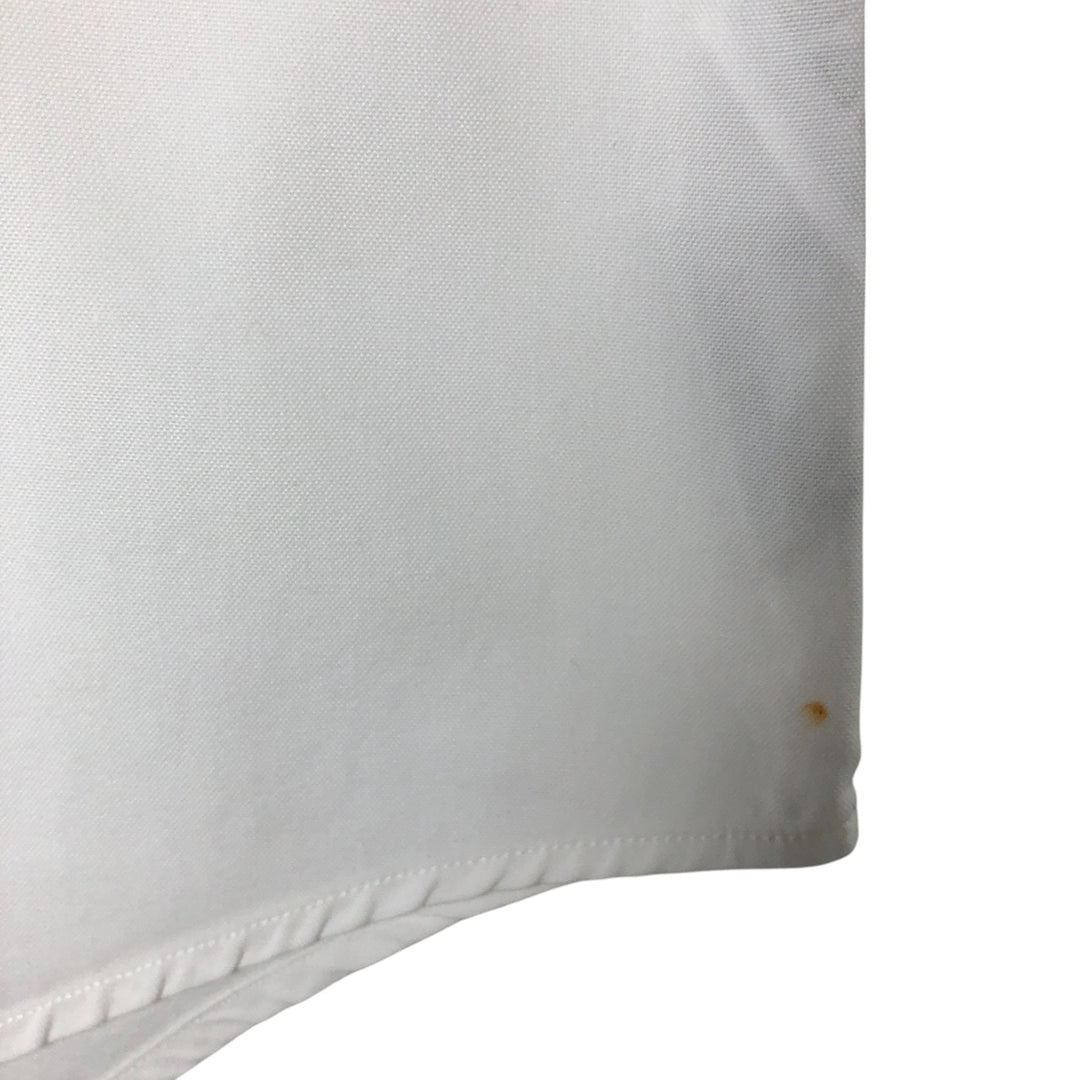 Ralph Lauren POLO by RALPH LAUREN CUSTOM FIT short sleeve button down shirt, men's size L cotton white type Vintage Second Hand