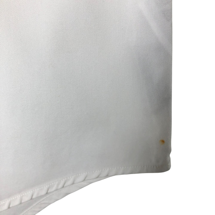 Ralph Lauren POLO by RALPH LAUREN CUSTOM FIT short sleeve button down shirt, men's size L cotton white type Vintage Second Hand