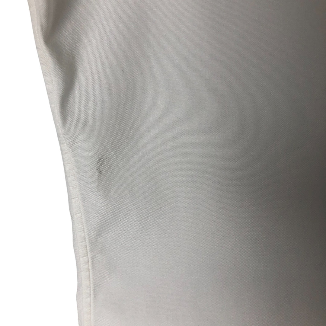 Ralph Lauren POLO by RALPH LAUREN CUSTOM FIT short sleeve button down shirt, men's size L cotton white type Vintage Second Hand