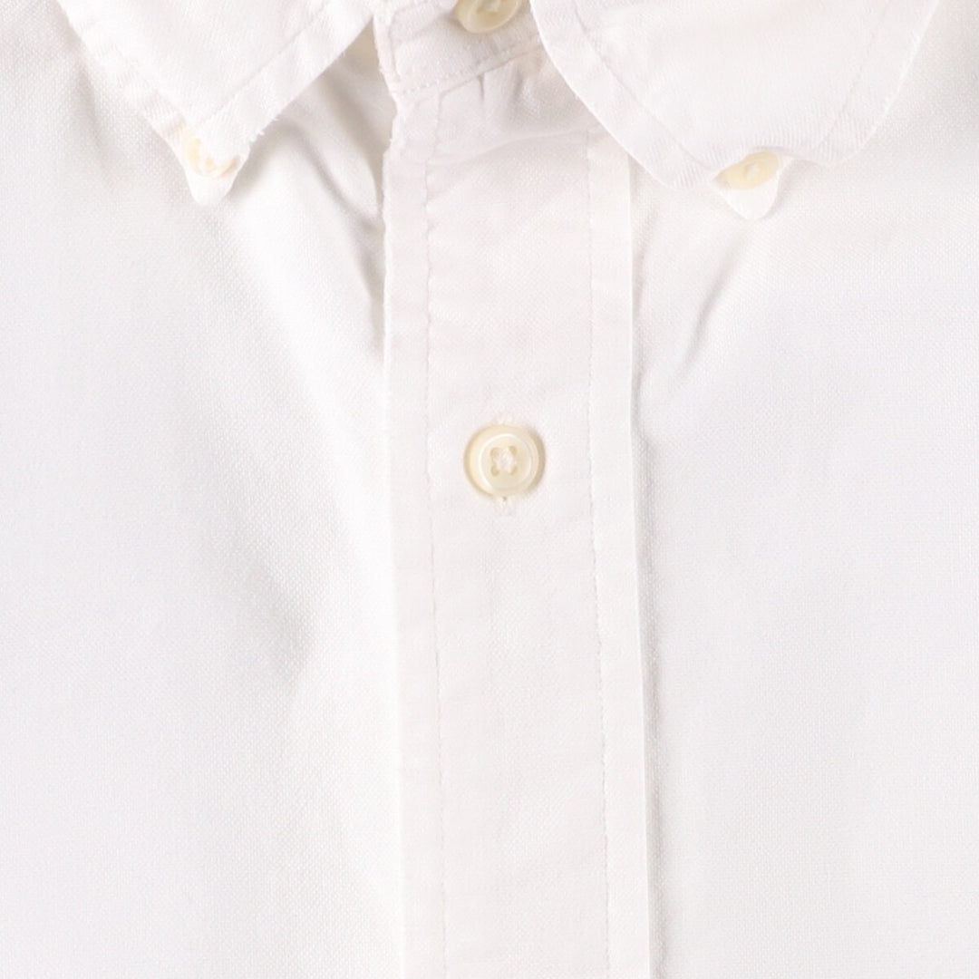 Ralph Lauren Classic Fit short sleeve button down shirt, men's size L cotton white type Vintage Second Hand