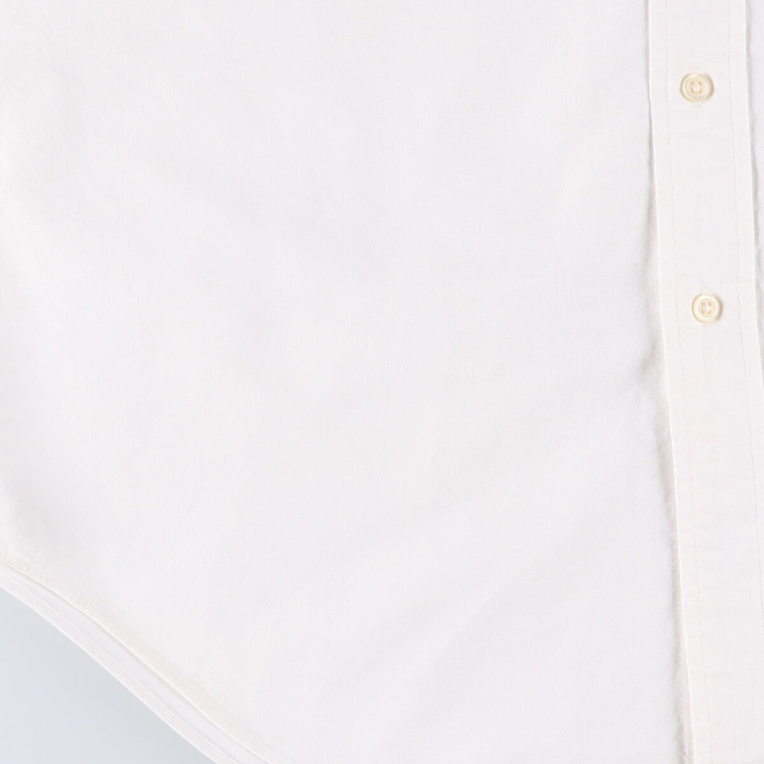 Ralph Lauren Classic Fit short sleeve button down shirt, men's size L cotton white type Vintage Second Hand