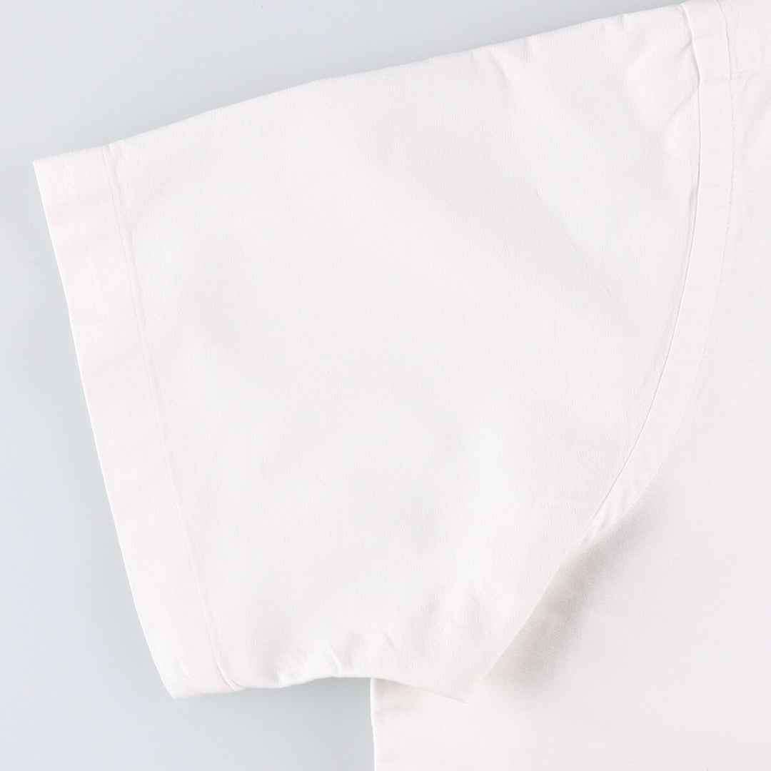 Ralph Lauren Classic Fit short sleeve button down shirt, men's size L cotton white type Vintage Second Hand