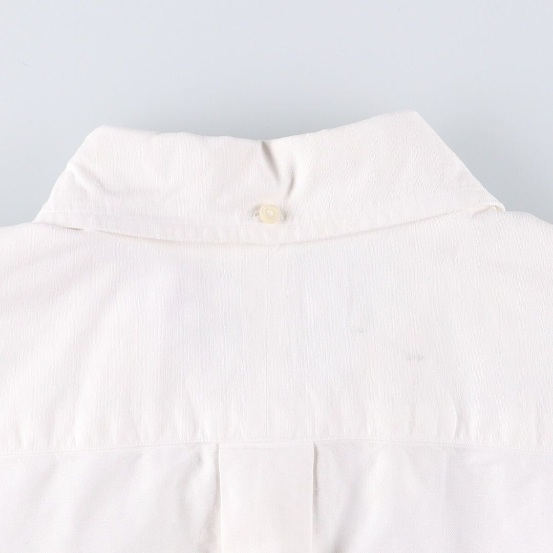 Ralph Lauren Classic Fit short sleeve button down shirt, men's size L cotton white type Vintage Second Hand