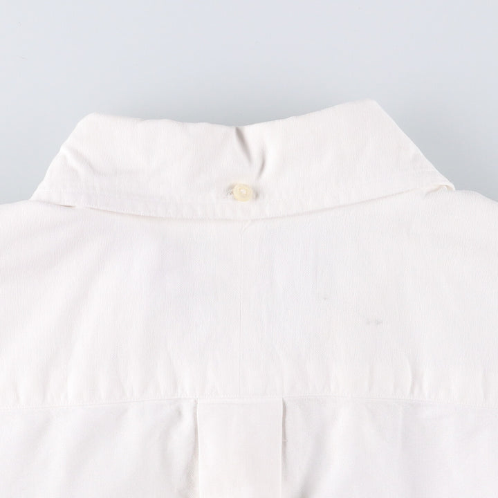 Ralph Lauren Classic Fit short sleeve button down shirt, men's size L cotton white type Vintage Second Hand