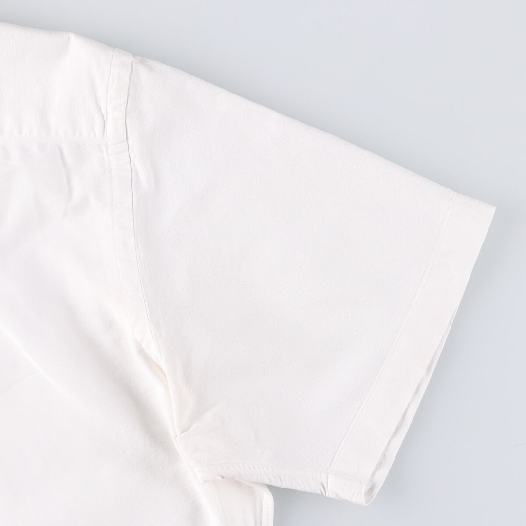 Ralph Lauren Classic Fit short sleeve button down shirt, men's size L cotton white type Vintage Second Hand