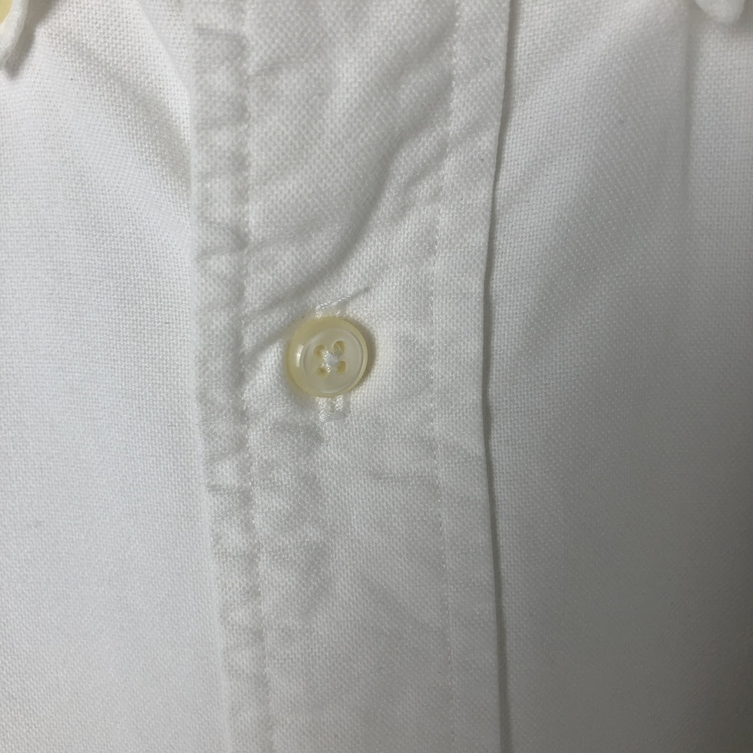 Ralph Lauren BLAKE short sleeve button down shirt, men's size L cotton white type Vintage Second Hand