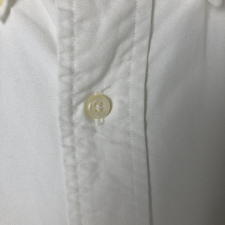 Ralph Lauren BLAKE short sleeve button down shirt, men's size L cotton white type Vintage Second Hand