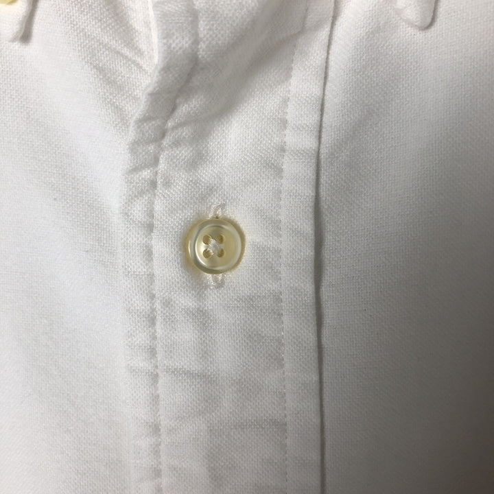 Ralph Lauren YARMOUTH long sleeve button down shirt, men's XXL size cotton white type Vintage Second Hand