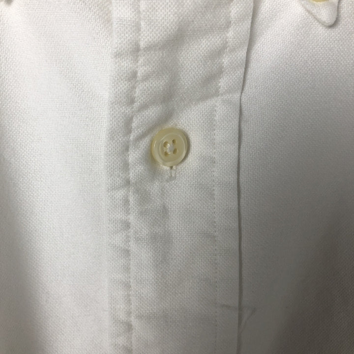 Ralph Lauren YARMOUTH long sleeve button down shirt, men's XL size cotton white type Vintage Second Hand