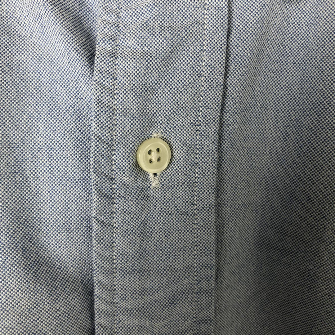 Ralph Lauren Classic Fit short sleeve button down shirt, men's size XL cotton Blue type light blue Vintage Second Hand