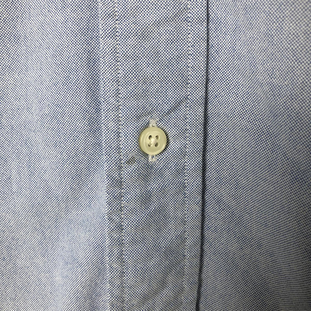 Ralph Lauren Classic Fit short sleeve button down shirt, men's size XL cotton Blue type light blue Vintage Second Hand