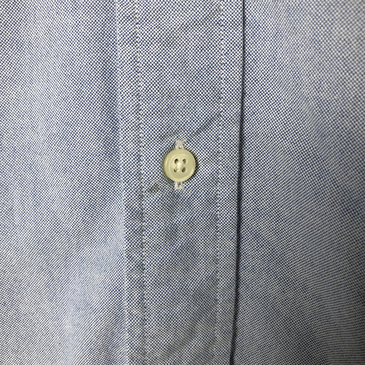 Ralph Lauren Classic Fit short sleeve button down shirt, men's size XL cotton Blue type light blue Vintage Second Hand