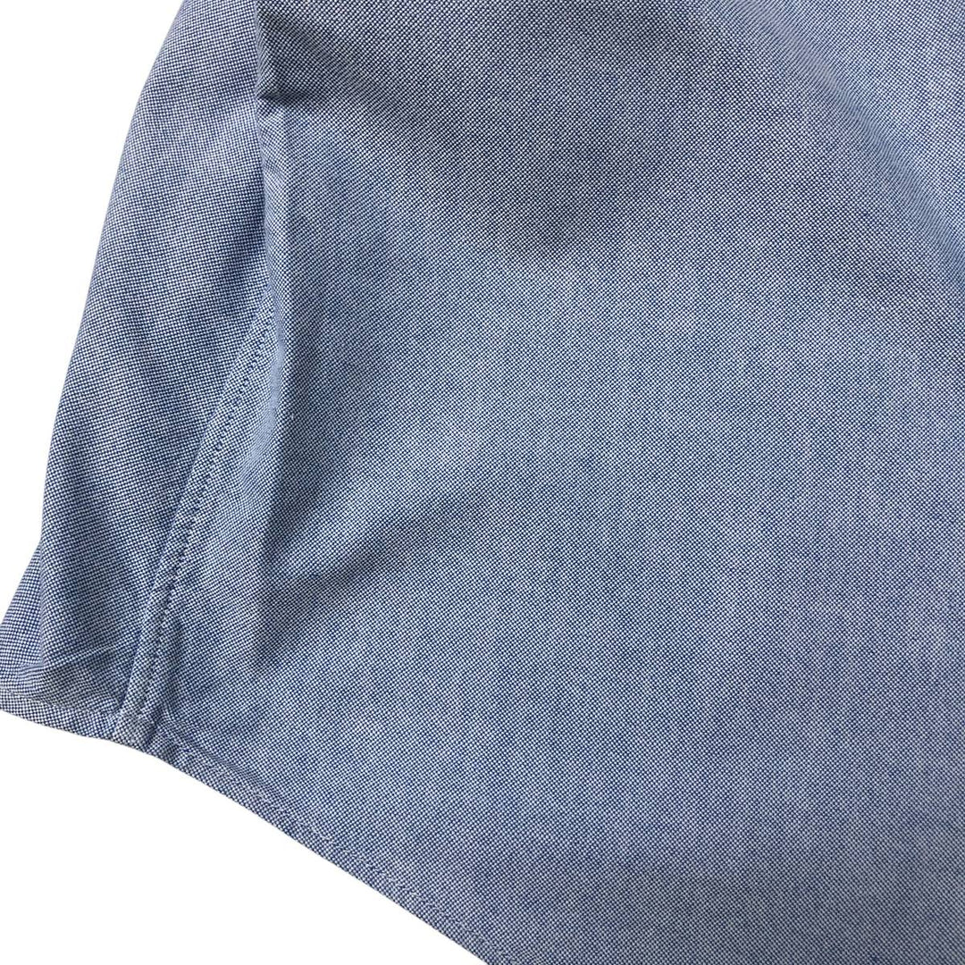 Ralph Lauren Classic Fit short sleeve button down shirt, men's size XL cotton Blue type light blue Vintage Second Hand