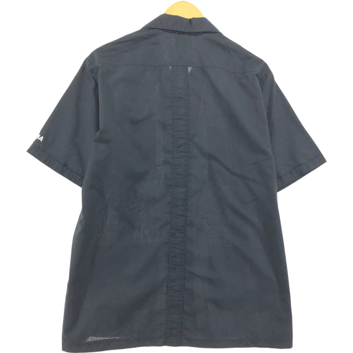 90'S RENATO Cohiba Short Sleeve Open Collar Mexican Shirt Cuban Shirt Box Shirt Made in USA Men's XL polyester black type Vintage Second Hand