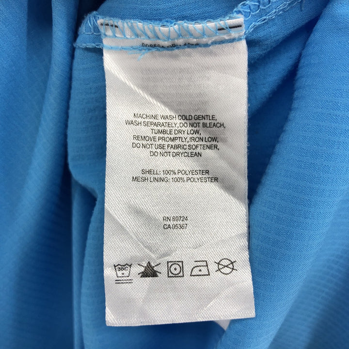 Columbia PFG Button-down Short Sleeve Fishing Shirt, Men's XS polyester Blue type light blue Vintage Second Hand